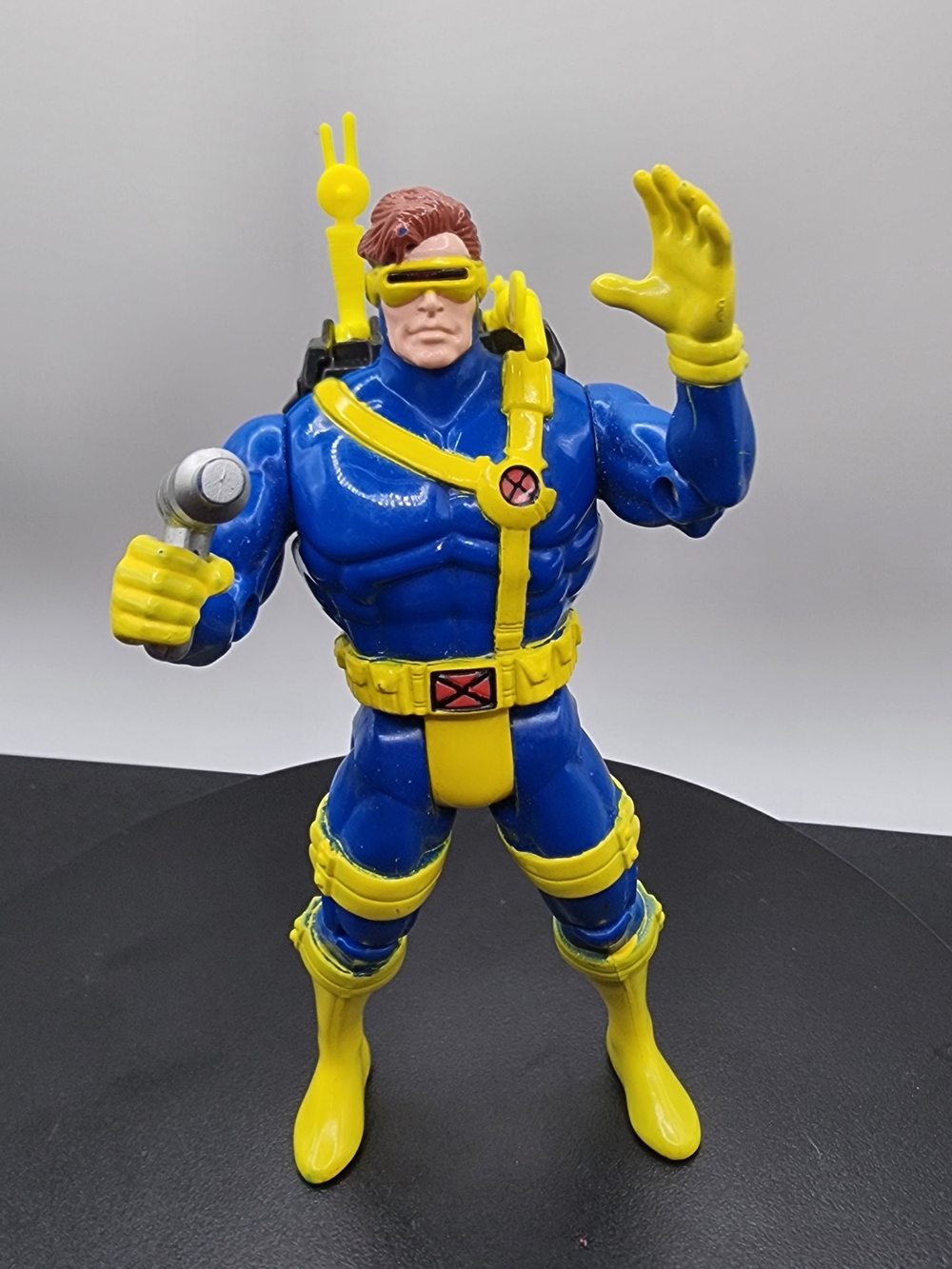 Uncanny X-Men Light Up Optic Blast Cyclops 5" Action Figure Complete 1993 ToyBiz